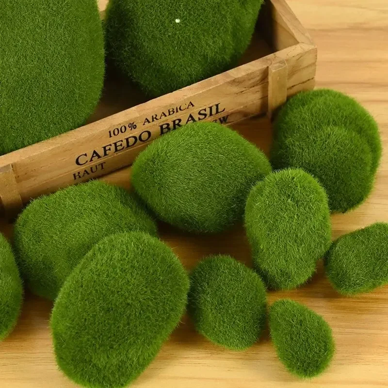 10 Buah Batu Lumut Simulasi Bo - Terrarium Moss Art ulasan dan harga