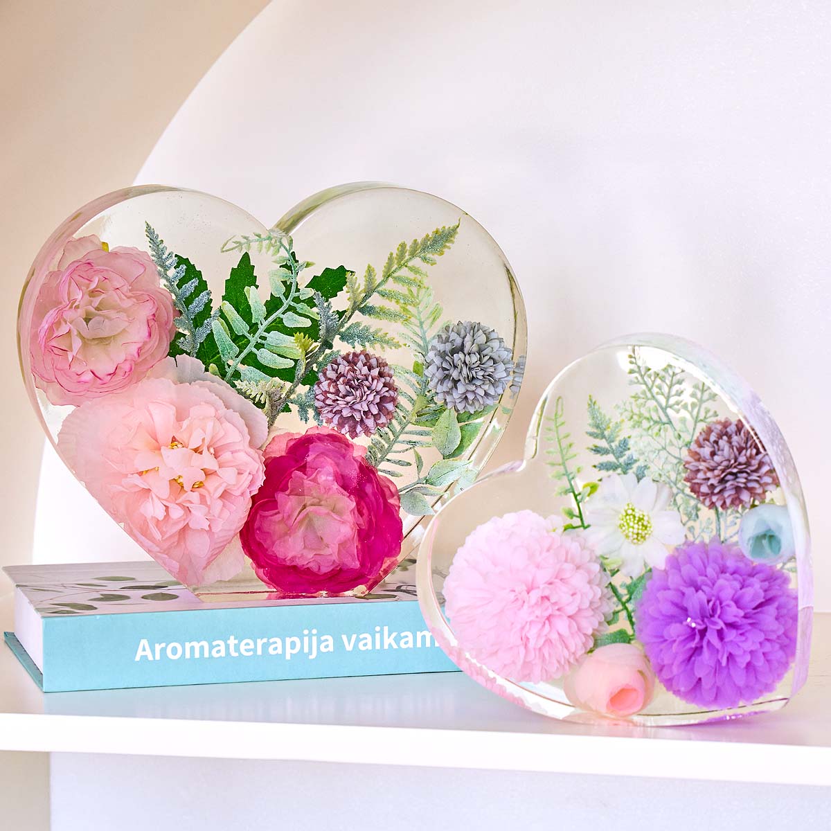 Cetakan Silikon Hati Besar DIY - Resin Craft Ideas ulasan dan harga