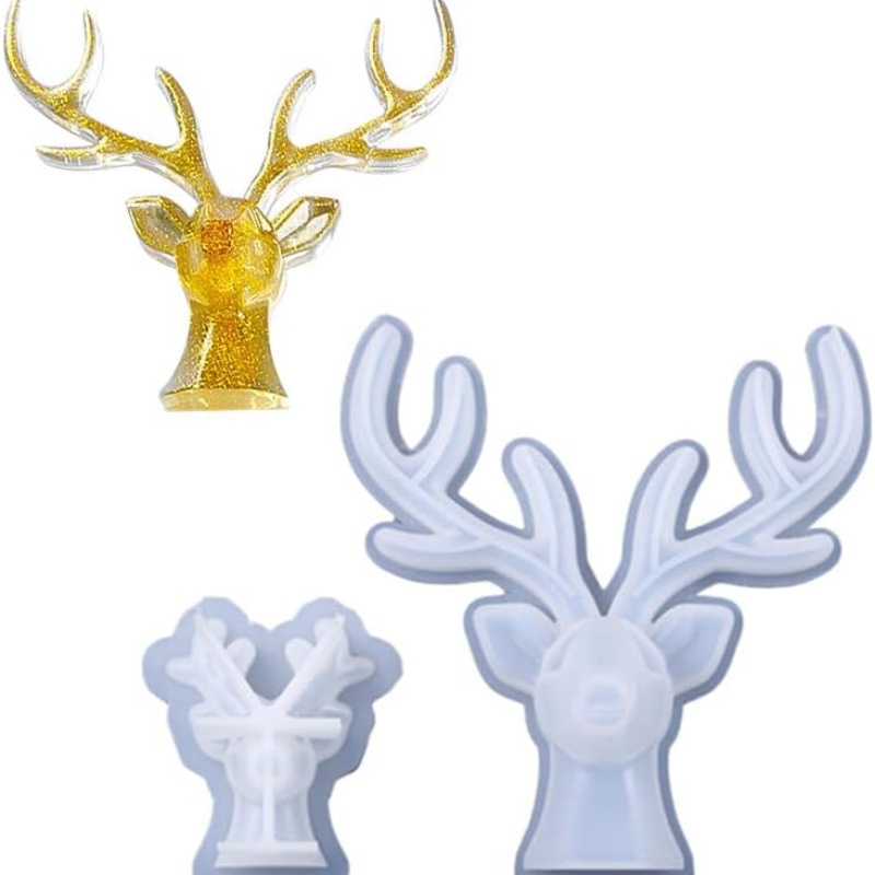 2 Buah Cetakan Silikon Hiasan  - Resin Craft Ideas ulasan dan harga