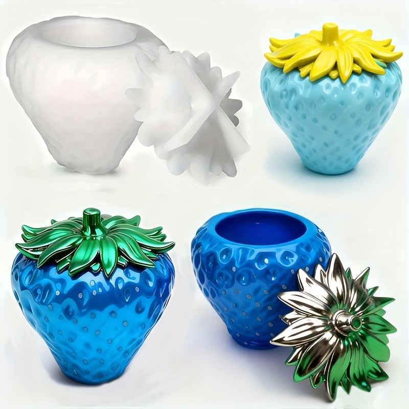 1 Buah Cetakan Resin Stroberi  - Resin Craft Ideas ulasan dan harga