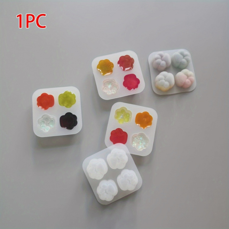 1Set Cetakan Silikon Pola Caka - Resin Craft Ideas ulasan dan harga